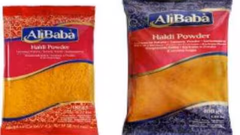 C&uacute;rcuma en la que se ha detectado salmonella (Foto @AESAN_gob_es)
