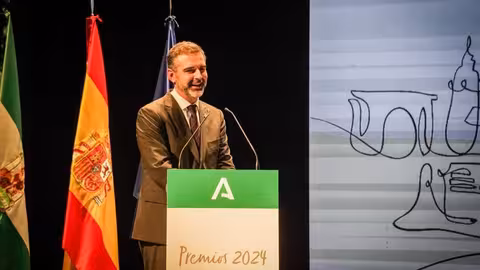 Fern&aacute;ndez-Pacheco en los Premios de Andaluc&iacute;a de Agricultura y Pesca 2024 (Foto Junta de Andaluc&iacute;a)