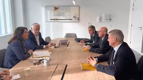 Una delegaci&oacute;n presidida por Crist&oacute;bal Aguado se re&uacute;ne con miembros de Representaci&oacute;n Permanente de Espa&ntilde;a en la Uni&oacute;n Europea REPER (Foto AVA-Asaja)