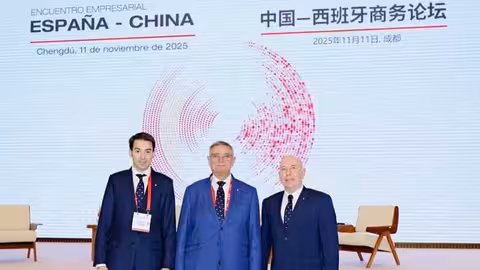 Asistentes al encuentro empresarial Espa&ntilde;a-China (Foto Interporc)