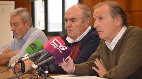 Rueda de Prensa de Asaja C-LM, APAG y Atamaco valorando las p&eacute;rdidas por las paradas en cosecha (Foto Asaja C-LM)
