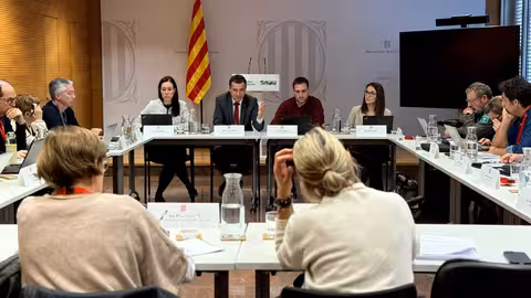 El conseller &Ograve;scar Ordeig se ha reunido con el grupo t&eacute;cnico de fauna cineg&eacute;tica (Foto Generalitat de Catalu&ntilde;a)