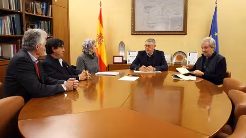 Reuni&oacute;n de la CHS y Asaja Alicante (Foto CHS)