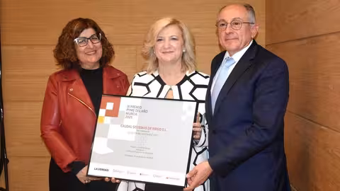 Grupo Caudal recibe el premio Pyme Sostenible 2025 de la Regi&oacute;n de Murcia (Foto Grupo Caudal)