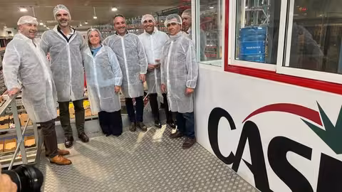 Fern&aacute;ndez-Pacheco visita la Cooperativa Agr&iacute;cola San Isidro CASI (Foto Junta de Andaluc&iacute;a)