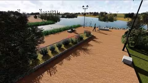 Fase II del proyecto de recuperaci&oacute;n de la rambla La Pescader&iacute;a de Los Alc&aacute;zares (Foto CHS)