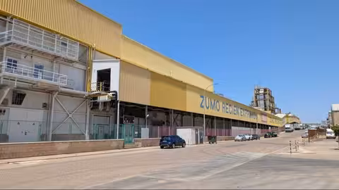 F&aacute;brica de Zumosol en Coria del R&iacute;o, C&oacute;rdoba (Foto Dcoop)