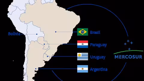 Mapa de pa&iacute;ses Mercosur (Foto Consilium-Uni&oacute;n Europea)