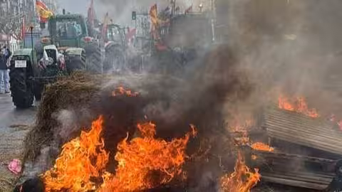 Protestas en Santander contra Mercosur (Foto UGAM-COAG en RRSS)