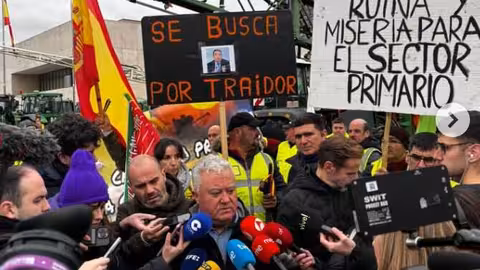 Protesta contra Mercosur en Valladolid (Foto Unaspi en RRSS/IG)