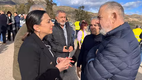 Rubira y Cano en la manifestaci&oacute;n de agricultores 'Sobran los motivos' (Foto PP)