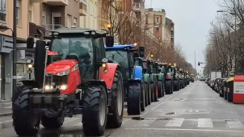 Tractorada Super Jueves (Foto UPA CyL)