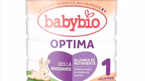 Leche de f&oacute;rmula Babybio (Foto @AESAN_gob_es)