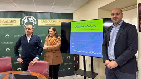Presentaci&oacute;n del balance correspondiente al ejercicio 2025 (Foto Consejo Regulador de la DOP Sidra de Asturias)