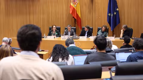Momento de la jornada sobre agricultura familiar, Pacto Verde y Agenda 2030, organizada por UPA en el Congreso de los Diputados. (Foto Joaqu&iacute;n Ter&aacute;n/UPA)