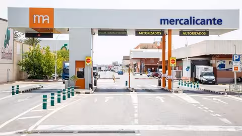 Accesos a Mercalicante (Foto Mercalicante)
