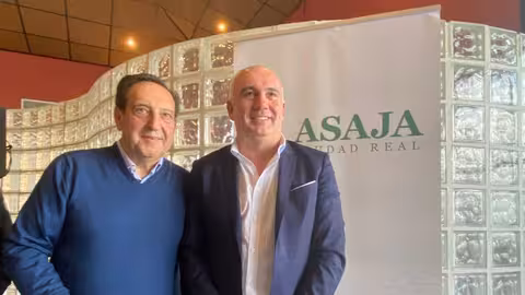 Pedro Barato y Emilio Cepeda (Foto Asaja Ciudad Real)