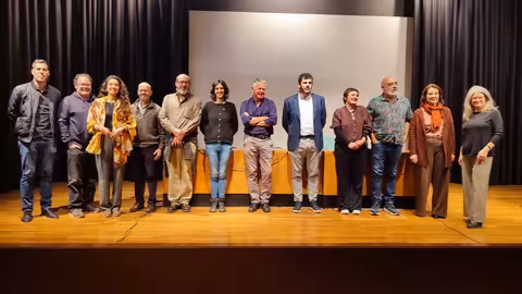Foto de grupo de la jornada de clausura y presentaci&oacute;n de resultados de los proyectos Pleamar (Foto Proyecto Tirraquis)