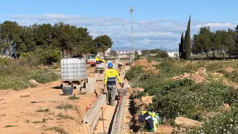 Obras de recuperaci&oacute;n de siete de las nueve acequias del Tribunal de las Aguas de Valencia da&ntilde;adas como consecuencia de la DANA (Foto MAPA)
