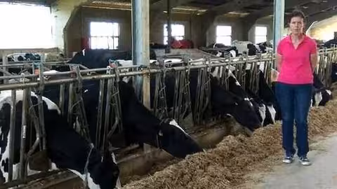 Ganadera de vacuno de leche (Foto COAG)