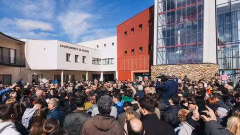 Santiago Abascal en Guardo, Palencia (Foto Vox)