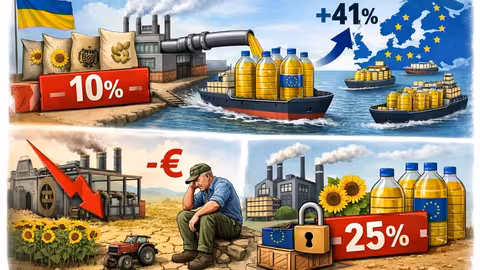 Infograf&iacute;a sobre arancel a las oleaginosas (Imagen Asaja)