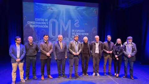 Presentaci&oacute;n del proyecto   OM&sup2; para conservaci&oacute;n de especies del Mar Menor (Foto Ayuntamiento de San Javier)