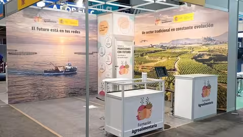 Estand del Ministerio de Agricultura, Pesca y Alimentaci&oacute;n en el Sal&oacute;n Internacional del Estudiante y Oferta Educativa AULA (Foto MAPA)