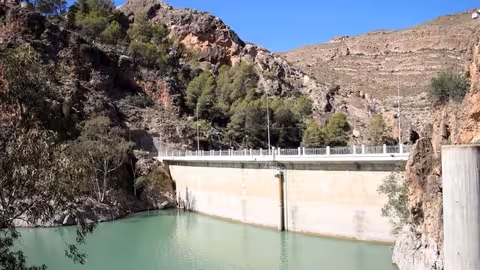Presa de Alfonso XIII en Cieza (Foto CHS)