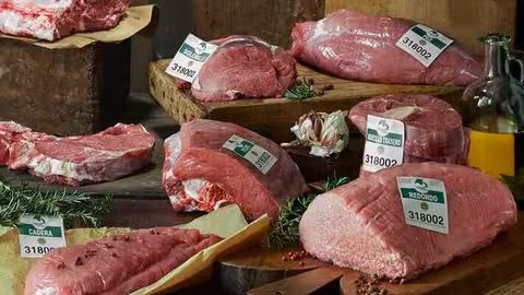 Piezas etiquetadas (Foto IGP Ternera Asturiana)