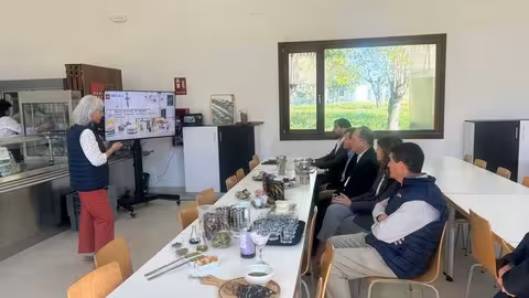 El equipo directivo del Imida durante su visita a Madrid para intercambiar conocimientos con el Imidra (Foto CARM)