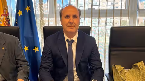 El presidente de la Comunidad General de Regantes Riegos de Levante Margen Izquierda del Segura, Roque Luis Bru Bonet (Foto Asamblea Regional)