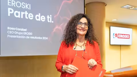 La CEO de EROSKI, Rosa Carabel (Foto Eroski)