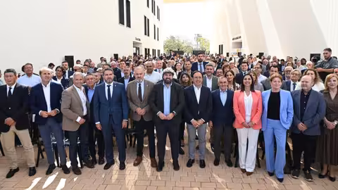 Acto 'En defensa del Trasvase Tajo-Segura', organizado por el Sindicato Central de Regantes (Foto CARM)