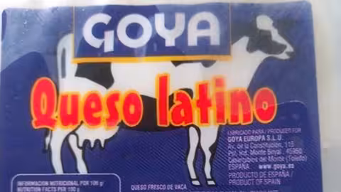 Alerta por listeria en queso fresco de vaca latino Goya (Foto @AESAN_gob_es)