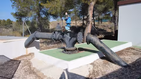 Una de las instalaciones de la Bater&iacute;a Estret&eacute;gica de Sondeos (Foto CHS)