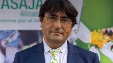 Jos&eacute; Vicente Andreu, presidente de Asaja Alicante