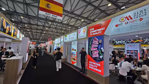 Stand en la feria SIAL Shangh&aacute;i (Foto Interporc)