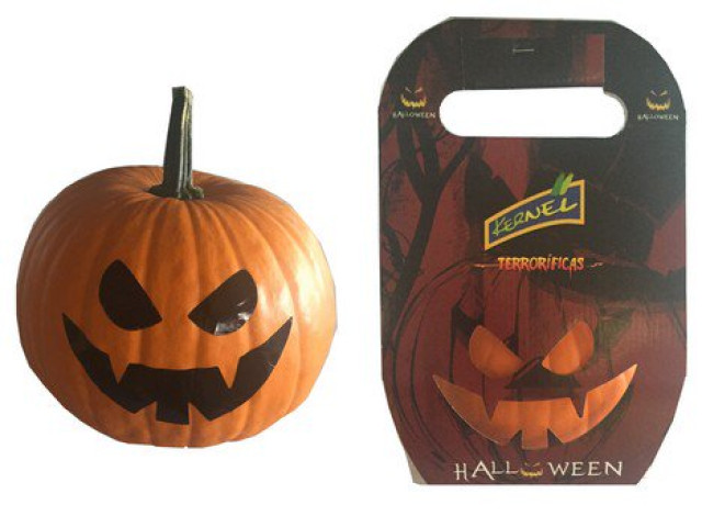 Kernel pone en mercado europeo  calabazas decorativas para Halloween