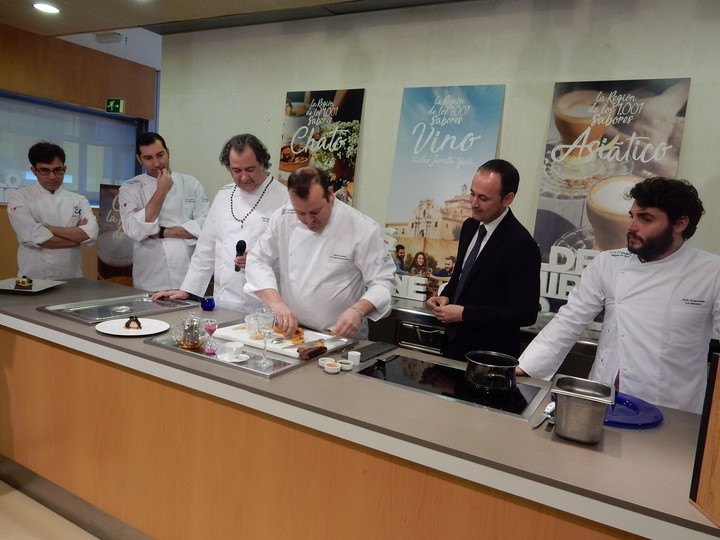 Celdru00e1n y cocineros presentan Regiu00f3n en 'Madrid Fusiu00f3n' (Foto CARM)