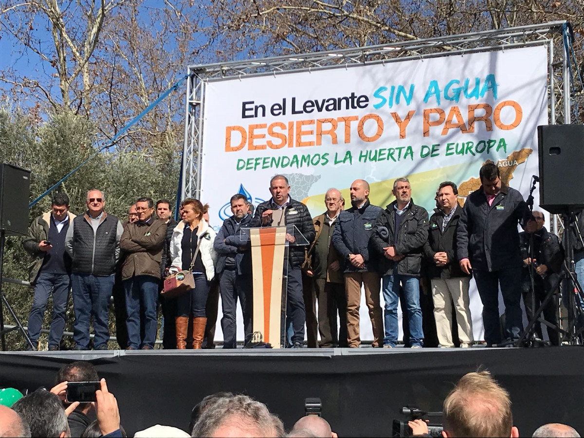 Manifestación Madrid Círculo del Agua 7marzo2018 (Foto COAG Almería)