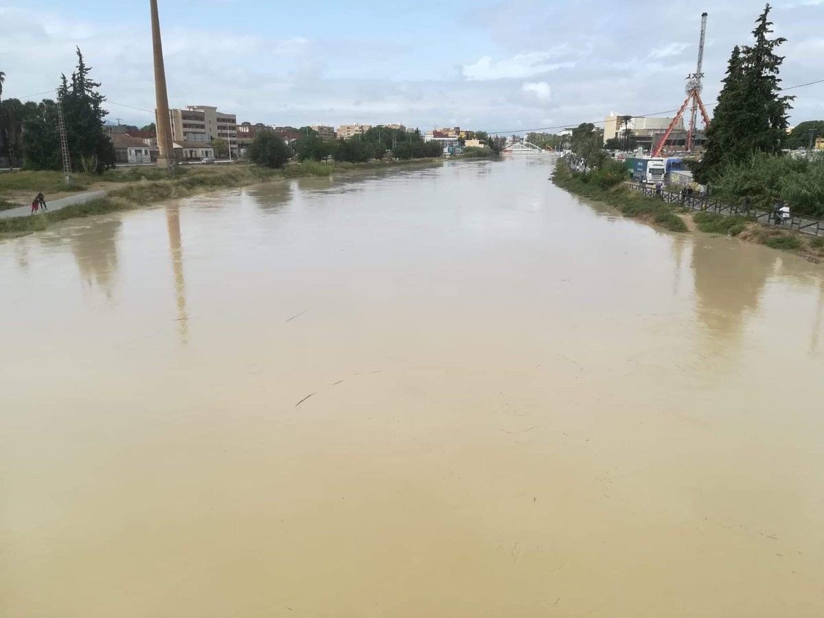 Huerta de Tabala Inundada (Foto Delegación del Gobierno)