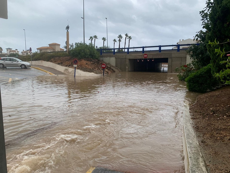 Gota Fru00eda sept 2019 Orihuela inundaciones (Foto Policu00eda Local FBAytoOrihuela)
