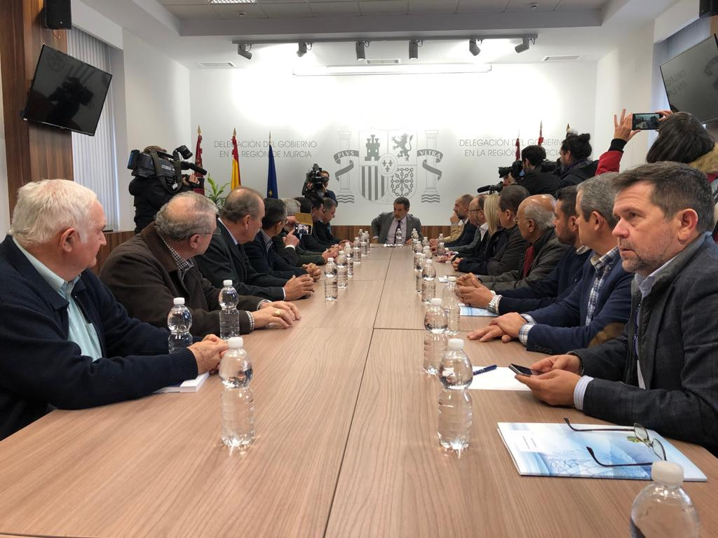 Reunión Scrats con Delegado Gobierno Fco. Jiménez (Foto Scrats)
