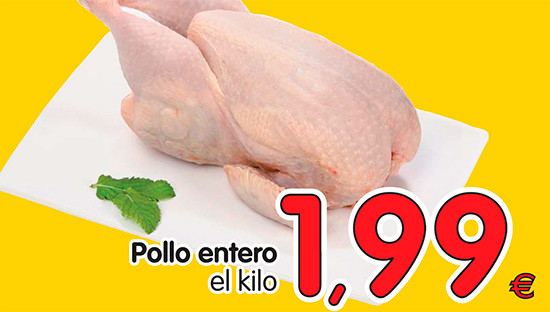 Oferta pollo baja (Imagen UPA)