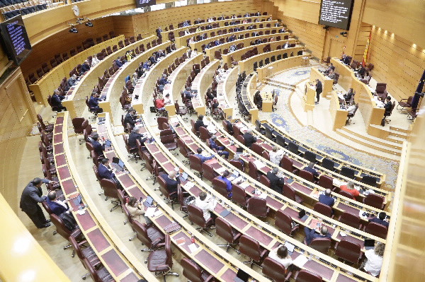 Pleno Cámara Alta (Foto Senado de España)
