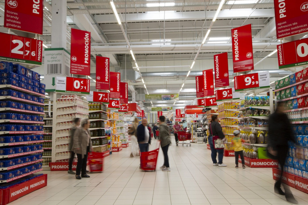 Interior supermercado Alcampo (Foto Auchan Retail España)