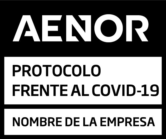 Sello AENOR protocolo frentel covid19 (Foto Aenor)