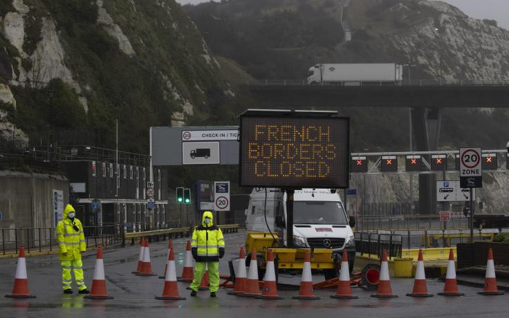 Frontera con Francia cerrada camiones (Foto IRU)