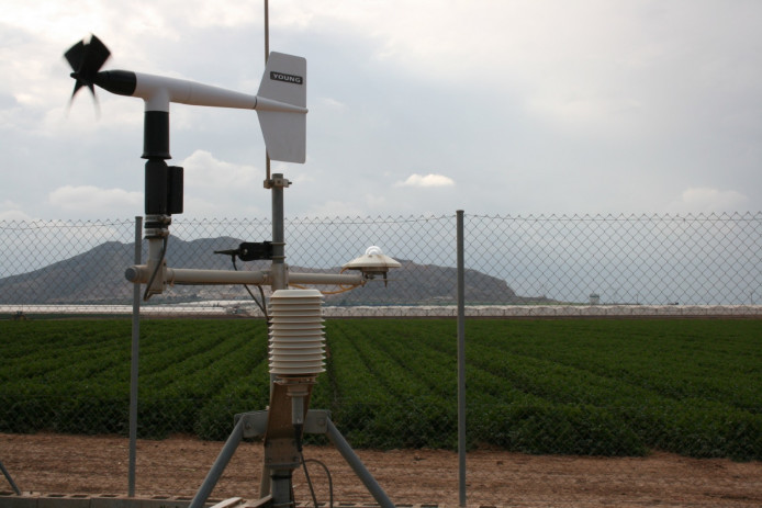 Agroclima Aparato de medición meteorológica IMIDA (Foto CARM)